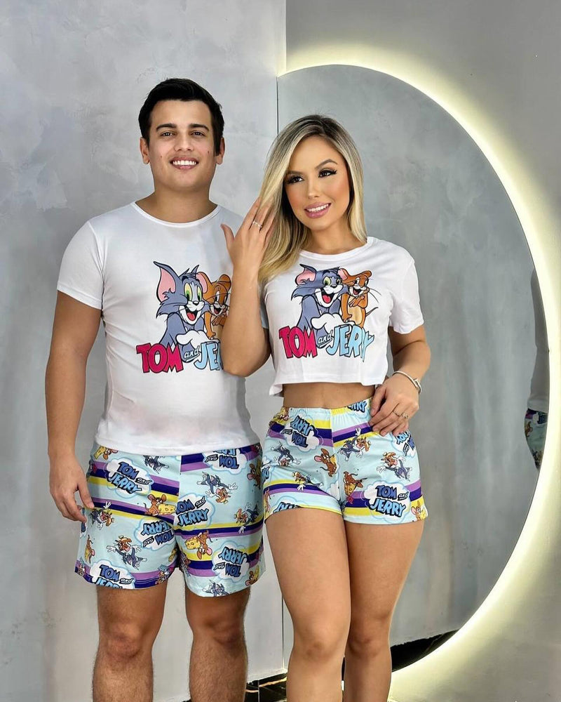 Pijama Casal Tom & Jerry