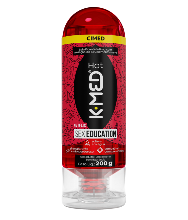 Lubrificante Íntimo K-Med Gel Hot – Netflix Sex Education 200g